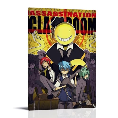 LWSCYMX Leinwandposter "Assassination Classroom", klassisch, Anime, wundervolles Anime, Wandkunst, dekoratives Gemälde, Schlafzimmer, Gemälde, Poster, 40 x 60 cm, Rahmenstil LWSCYMX Leinwandposter "Assassination Classroom", klassisch, Anime, wundervolles Anime, Wandkunst, dekoratives Gemälde, Schlafzimmer, Gemälde, Poster, 40 x 60 cm, Rahmenstil von LWSCYMX