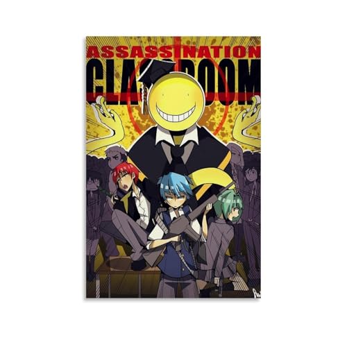 LWSCYMX Leinwandposter "Assassination Classroom", klassisch, Anime, wundervolles Anime, Wandkunst, dekoratives Gemälde, Schlafzimmer, Gemälde, Poster, 40 x 60 cm, ungerahmter Stil LWSCYMX Leinwandposter "Assassination Classroom", klassisch, Anime, wundervolles Anime, Wandkunst, dekoratives Gemälde, Schlafzimmer, Gemälde, Poster, 40 x 60 cm, ungerahmter Stil von LWSCYMX