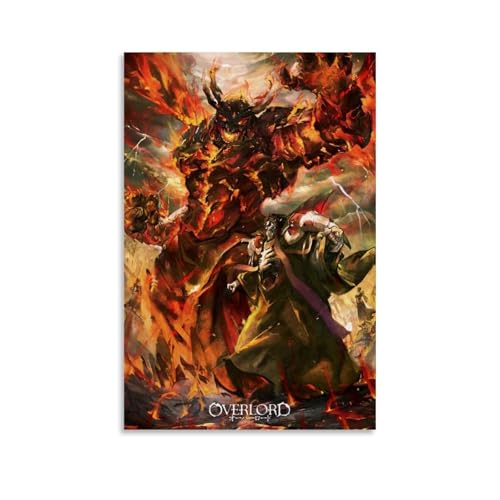 LWSCYMX Overlord Klassisches Anime-Leinwand-Poster, Wandkunst, dekoratives Gemälde, Schlafzimmer, 30 x 45 cm, ungerahmter Stil LWSCYMX Overlord Klassisches Anime-Leinwand-Poster, Wandkunst, dekoratives Gemälde, Schlafzimmer, 30 x 45 cm, ungerahmter Stil von LWSCYMX