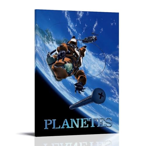 LWSCYMX Planetes, klassisches Anime-Poster, wundervolles Anime-Motiv, Wandkunst, dekoratives Gemälde, Schlafzimmer, Gemälde, Poster, 30 x 45 cm, Rahmenstil LWSCYMX Planetes, klassisches Anime-Poster, wundervolles Anime-Motiv, Wandkunst, dekoratives Gemälde, Schlafzimmer, Gemälde, Poster, 30 x 45 cm, Rahmenstil von LWSCYMX