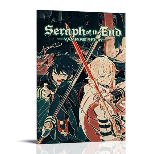 LWSCYMX Seraph Of The End Klassisches Anime-Leinwand-Poster, Wandkunst, dekoratives Gemälde, Poster, 20 x 30 cm, Rahmenstil LWSCYMX Seraph Of The End Klassisches Anime-Leinwand-Poster, Wandkunst, dekoratives Gemälde, Poster, 20 x 30 cm, Rahmenstil von LWSCYMX