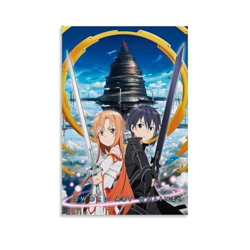 LWSCYMX Sword Art Online Klassisches Anime-Leinwand-Poster, Wandkunst, dekoratives Gemälde, Poster, 20 x 30 cm, ungerahmter Stil LWSCYMX Sword Art Online Klassisches Anime-Leinwand-Poster, Wandkunst, dekoratives Gemälde, Poster, 20 x 30 cm, ungerahmter Stil von LWSCYMX
