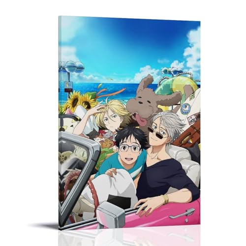 LWSCYMX Yuri on Ice Klassisches Anime-Leinwand-Poster, Wandkunst, dekoratives Gemälde, Poster, 20 x 30 cm, Rahmenstil LWSCYMX Yuri on Ice Klassisches Anime-Leinwand-Poster, Wandkunst, dekoratives Gemälde, Poster, 20 x 30 cm, Rahmenstil von LWSCYMX