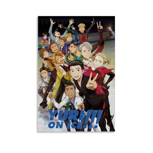LWSCYMX Yuri on Ice Klassisches Anime-Leinwand-Poster, Wandkunst, dekoratives Gemälde, Poster, 20 x 30 cm, ungerahmter Stil LWSCYMX Yuri on Ice Klassisches Anime-Leinwand-Poster, Wandkunst, dekoratives Gemälde, Poster, 20 x 30 cm, ungerahmter Stil von LWSCYMX