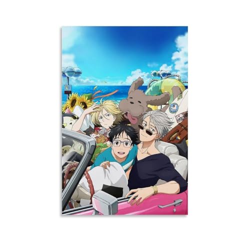 LWSCYMX Yuri on Ice Klassisches Anime-Leinwand-Poster, Wandkunst, dekoratives Gemälde, Poster, 50 x 75 cm, ungerahmter Stil LWSCYMX Yuri on Ice Klassisches Anime-Leinwand-Poster, Wandkunst, dekoratives Gemälde, Poster, 50 x 75 cm, ungerahmter Stil von LWSCYMX