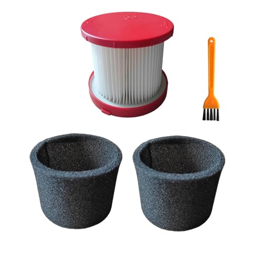 49-90-1900 HEPA-Filter Schaum Hülse Filter Ersatz for Milwaukee Cordless M18 Vakuum 0780-20 0880-20 Filter Zubehör Teile Lobenswert(3PCS) von LWTBFHJR