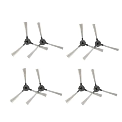 8 Stück Seitenbürsten for Roboterstaubsauger Dibea D960, D966, GT9, GT200 Roboterstaubsauger Ersatzteile Ersatzbürsten Lobenswert von LWTBFHJR