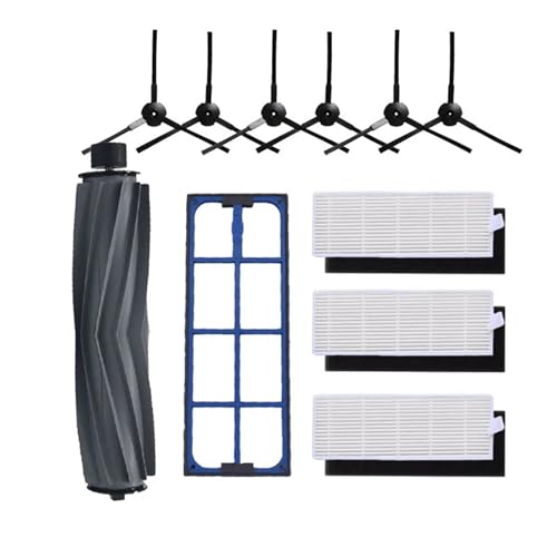 HEPA-Filter Seitenbürste Primärfilter for Chuwi Ilife A8 A6 X620 X623 Roboter-Staubsauger Teile Roller Hauptbürste Ersatz Lobenswert(Kit-1) von LWTBFHJR