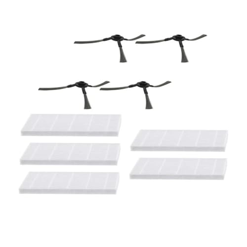 HEPA-Filter Seitenbürste for Redmond RV-R150 RV R150 RV150 RV 151 HEPA Robotic Staubsauger Ersatzteile Zubehör Ersatz Lobenswert(Light Grey) von LWTBFHJR