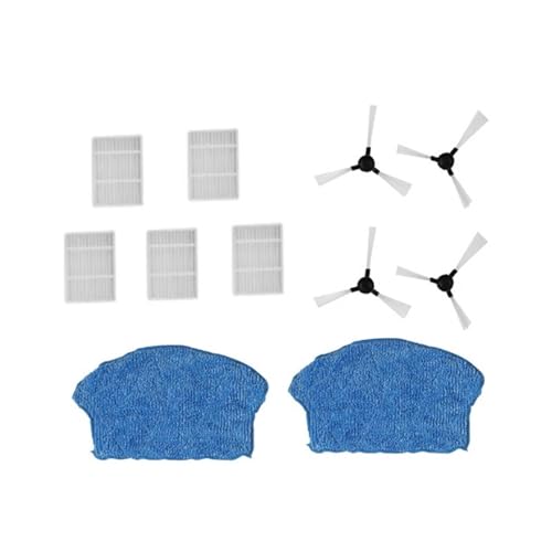 Roboter HEPA-Filter Seitenbürste Mopptuch for Ursus Trotter UT-MARINETTI Robotic Staubsauger Ersatzteile Zubehör Ersatz Lobenswert(Light Grey) von LWTBFHJR