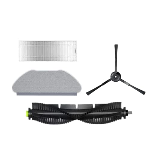 Rollenbürstenabdeckung, Wassertank, Staubbehälter, Mopptuchrahmen, HEPA-Filter for Qihoo 360 S10 X100 Max Roboter-Staubsaugerzubehör Lobenswert(Orange) von LWTBFHJR