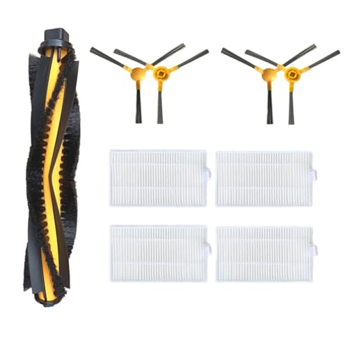 Roller Pinsel HEPA-Filter Seite Pinsel Mopp Tuch Pinsel Abdeckung for robogil stella 500b staubsauger zubehör Lobenswert(Light yellow) von LWTBFHJR