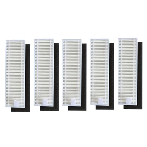 Roller Pinsel Seite Pinsel Mopp Tuch HEPA-Filter for Tefal for Rowenta for X-plorer Serie 95 RG7975WH RG7987WH Robotic Staubsauger ersatz Lobenswert(Light yellow) von LWTBFHJR