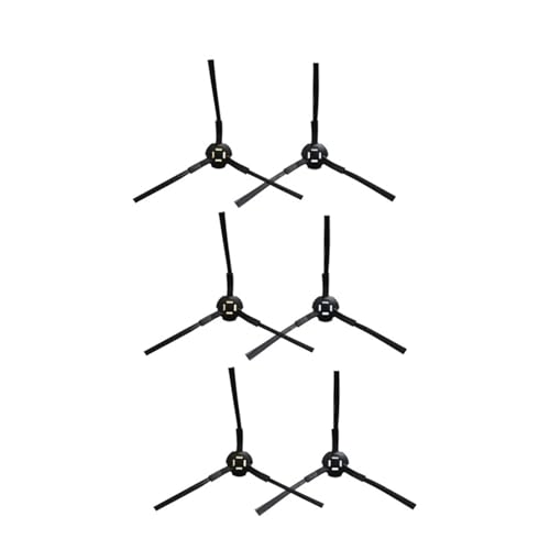 Seitenbürste for AMIBOT Animal XL H2O Connect/Premium H2O/DOMOOVA DRV100 Robotic Staubsauger Ersatzteile Zubehör Lobenswert(Light yellow) von LWTBFHJR