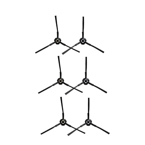 Seitenbürste for AMIBOT Animal XL H2O Connect for Premium H2O/DOMOOVA DRV100 Robotic Staubsauger Ersatzteile Zubehör Lobenswert(Light yellow) von LWTBFHJR