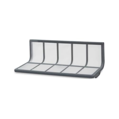 Staubbox HEPA-Filterrahmen Gummidichtungen Vorfilternetz for Vileda VR 302 Saugroboter Ersatzteil Zubehör Staubbehälter Lobenswert(Light yellow) von LWTBFHJR