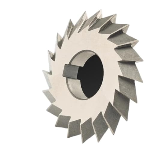 1 Stück W6542 HSS symmetrischer Doppelwinkelfräser, V-Nutfräser aus weißem Stahl, V-Winkelfräser, 45°60°90°(75X90 degrees) von LWTZAORYI