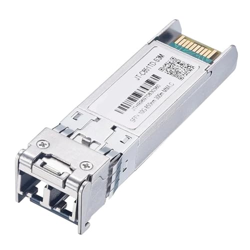 LWTZAORYI 1 Stück 10G SR SFP+-Modul, Multi-Modus, Duplex, LC, Gigabit, 850 nm, 300 m, Glasfaser-SFP-Transceiver-Modul, kompatibel mit Switch von LWTZAORYI
