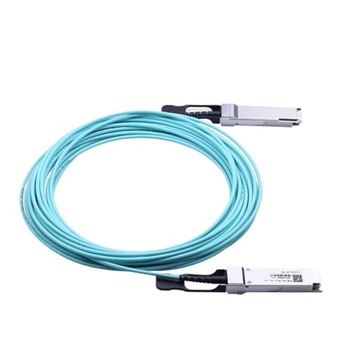LWTZAORYI 1 Stück 40G QSFP+ zu QSFP+ Glasfaserkabel 1 m 2 m 3 Meter 5 m 7 m 10 m MPO SFP-Modul OM3 OM4 Aktives optisches Kabel Unterstützt benutzerdefinierte Länge(1m OM3) von LWTZAORYI