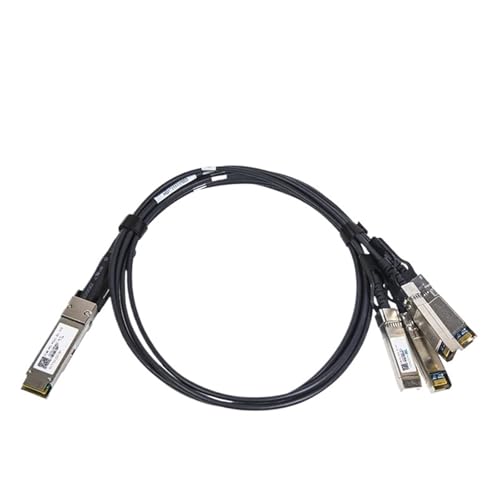 LWTZAORYI 1 Stück Hybrid 40G QSFP+ auf 4xSFP+ DAC-Kabel 0,5 M 1 M 2 M 3 Meter 5 M Passives Direct Attach Kupfer-Twinax-Kabel(0.5m AWG30) von LWTZAORYI