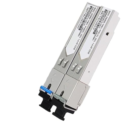 LWTZAORYI 1Pcs 10G 10/20/40/60KM SFP Modul SM SC 1270/1330nm Single mode Single Fiber Optic Modul Kompatibel Mit Schalter(1Pair 40KM) von LWTZAORYI
