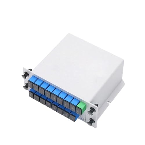 LWTZAORYI 5Pcs SC 1X16 Splitter Faser Optische Box, FTTH Splitter Box Mit SC 1X16 Planar, Wellenleiter Typ,(SC 1A16U) von LWTZAORYI