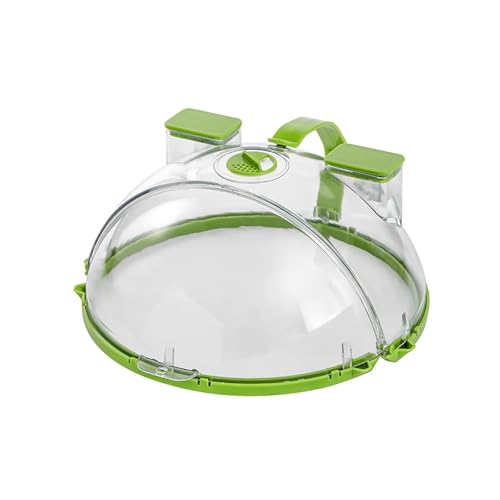 Mikrowellen-Spritzschutz For Lebensmittel Mit Wasserdampfer Und Griff, Transparente Mikrowellen-Tellerabdeckung, Schüsselabdeckung For Die Küche von LWVQRERKH