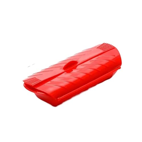 Praktischer Silikon-Dampfgarer, Leicht Zu Reinigendes Dampfgestell, Umweltfreundliche Silikon-Dampfhülle, Mikrowellengeeigneter Lebensmittelkocher, Kochzubehör(Rectangle-red) von LWVQRERKH