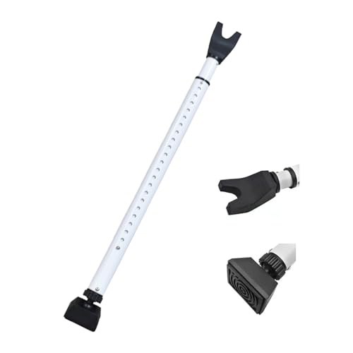 Verstellbare Tür-Sicherheitsstange, 71–114 cm, verstellbar, Anti-Diebstahl-Verschiebung, Terrassenschloss, 360 ° Gummi-Anti-Rutsch-Basis, keine Montage erforderlich, 1 Stück Verstellbare Tür-Sicherheitsstange, 71–114 cm, verstellbar, Anti-Diebstahl-Verschiebung, Terrassenschloss, 360 ° Gummi-Anti-Rutsch-Basis, keine Montage erforderlich, 1 Stück von LWZH