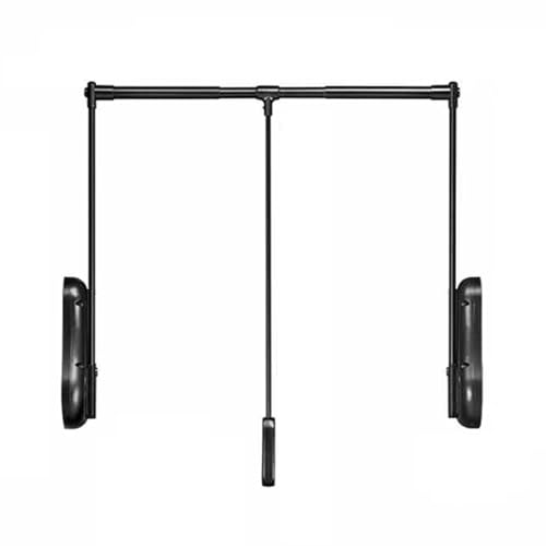 LWZQRVCT Kleiderschrank-Lift-Schienen-Organizer Aus Aluminiumlegierung,Einziehbarer Kleiderschrank-Aufhänger for Aufhängen Von Kleidung(Color2,510-650mm) von LWZQRVCT