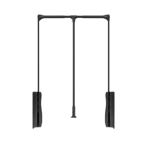LWZQRVCT Kleiderschrank-Liftschiene Aus Aluminiumlegierung, Einziehbarer Kleiderschrankbügel, Kleiderschrank-Lift Breit Verstellbar for Aufhängen Von Kleidung(Color1,930-1250mm) von LWZQRVCT