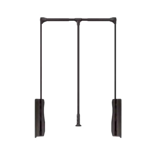 LWZQRVCT Kleiderschrank-Liftschiene Aus Aluminiumlegierung, Einziehbarer Kleiderschrankbügel, Kleiderschrank-Lift Breit Verstellbar for Aufhängen Von Kleidung(Color2,700-930mm) von LWZQRVCT
