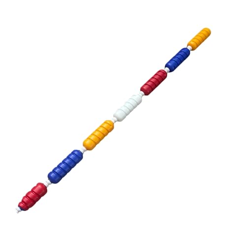 LWZQRVCT Spiralförmige Fahrbahnmarkierung,Pool-Trennseil Mit Bojen for Effektive Sichtbarkeit,Sicherheitsseil-Set for Flache Und Tiefe Schwimmbäder,Eine Bojenleine Mit Mehreren(Nylon,9m/354in) von LWZQRVCT