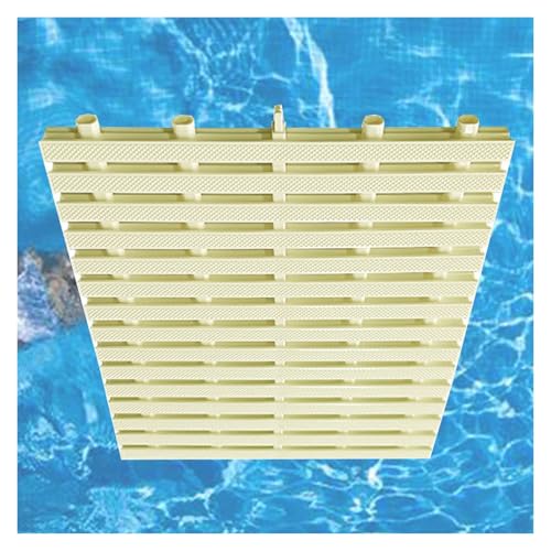 LWZQRVCT Überlaufgitter for Die Schwimmbadentwässerung,Abdeckung for Verbindungskanalgitter, Langlebiges Kanalgitter Aus Kunststoff,Gitterentwässerungsabdeckung,for Einfahrten(30x100cm-5 Pieces) von LWZQRVCT