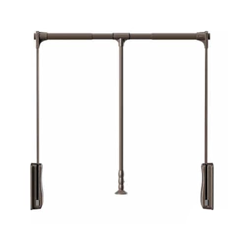 LWZQRVCT Zweiwege-Puffer-Hängestange for Den Heimschrank, Herunterklappbare Kleiderstange, Kleiderschrank-Hebeschiene Aus Aluminiumlegierung, Organizer, Robust, Verstellbar(Color2,930-1250mm) von LWZQRVCT