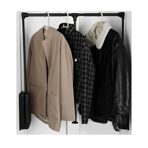 LWZQRVCT Zweiwege-Puffer-Schrankstange for Herunterziehen, Kleiderschrank-Liftschiene Aus Aluminiumlegierung, Kleiderschrank-Lift Breit Verstellbar for Aufhängen Von Kleidung(Color1,550-700mm) von LWZQRVCT