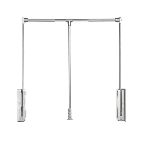 LWZQRVCT Zweiwege-Puffer-Schrankstange for Herunterziehen, Kleiderschrank-Liftschiene Aus Aluminiumlegierung, Kleiderschrank-Lift Breit Verstellbar for Aufhängen Von Kleidung(Color3,700-930mm) von LWZQRVCT
