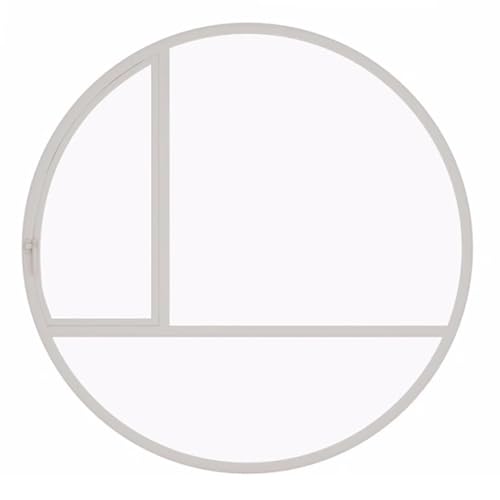Fenêtre À Battant Ronde, Verre Trempé Fenêtres D'aération Avec Poignée De Verrouillage, Fenêtres Encastrées Fenêtres De Remplacement Pour Garage Grenier, Fenêtre Éclairante(White,70cm/27.56in) von LXBAMKEA