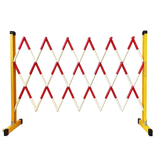 LXBAMKEA Erweiterbare Metall Barrikade, Mobiles Sicherheitsbarriere-Toreinfahrt, Verkehr, Schule, Ackerland, BAU, Straße, Industrielle Dekorative Zäune, Geschlossene Barrikade (Color : A, Size : 1.2 von LXBAMKEA