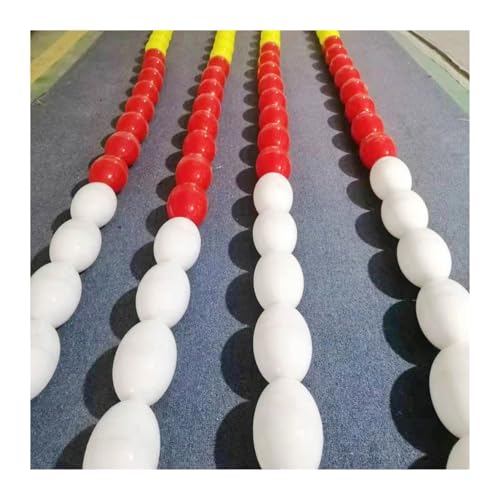 LXBAMKEA Pool-Bahn-Trennlinien, Schwimmbad Sicherheits-Trennleine, Schwimmbad-Trennleine, Strand/Wasserpark Seil- Und Schwimmer-Set, UV-Schutz Schwimmende Absperrung(6.56ft/2M) von LXBAMKEA