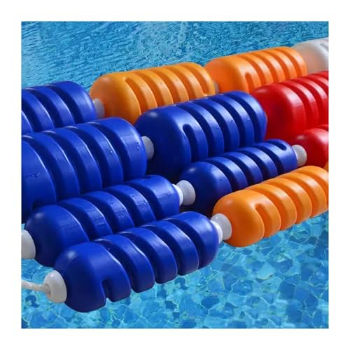 LXBAMKEA Professionelle Schwimmbahn-Trennleine, Schwimmbahn-Sicherheitsleine, Schwimmbahn-Trennleinen Für Schwimmbad, Strand/Wasserpark/Wettkampf Schwimmende Absperrung(6CM,15 M/49.21 FT) von LXBAMKEA