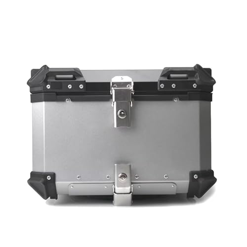 LXBSXY Motorrad Top Case für BMW F800GS Adventure F800 GS ADV F 800 GS, Wasserdicht Motorrad Koffer aus Aluminiumlegierung mit Sicherheitsschloss Motorradkoffer Gepäck Heckbox,SLIVER-45L von LXBSXY