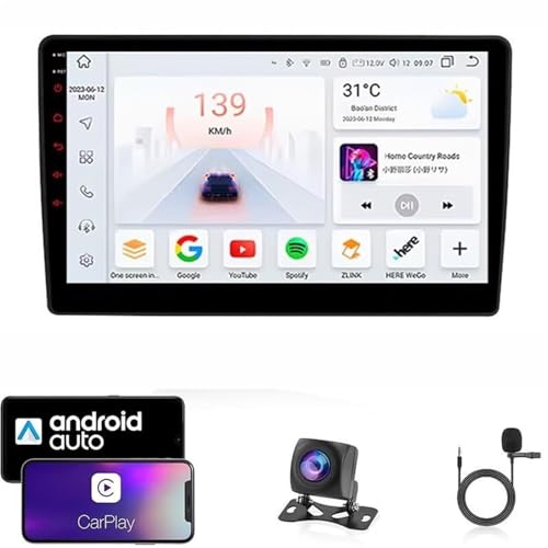 9-Zoll-Android-14-Autoradio for Jeep Grand Cherokee 2008–2014 | Kabelloses CarPlay und Android Auto | Plug-and-Play-GPS-Navigation | Kostenlose Rückfahrkamera | Behält die Lenkradsteuerung bei(T6 8 Co von LXBche