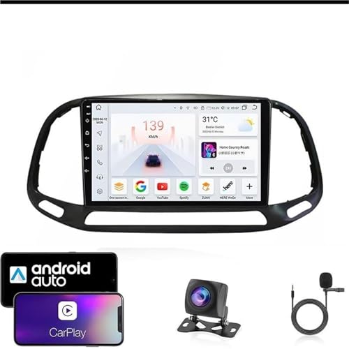 9-Zoll-Autoradio mit Android 14 for Fiat Doblo 2015–2019 | Kabelloses CarPlay und Android Auto | Plug & Play-GPS | Kostenlose 1080P-Rückfahrkamera | 4G/WLAN | Behält die Lenkradsteuerung bei(T5 8 Core 9-Zoll-Autoradio mit Android 14 for Fiat Doblo 2015–2019 | Kabelloses CarPlay und Android Auto | Plug & Play-GPS | Kostenlose 1080P-Rückfahrkamera | 4G/WLAN | Behält die Lenkradsteuerung bei(T5 8 Core von LXBche