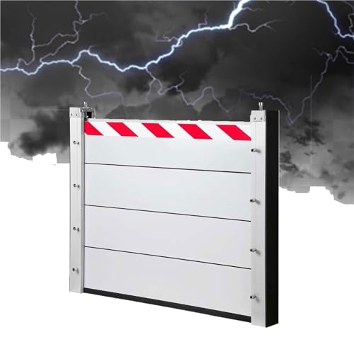 Hochwasserschutz Barriere Mobile: Aluminium Hochwasserschutz für Türen & Garagen, Wiederverwendbare Wasserschutz Systeme mit Dichtungsprofil, Einfache Installation von LXBche