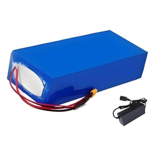 LXBche 72 V 30 Ah Lithium-Ionen-Akkupack for Elektrofahrräder mit integriertem Schutz, Ladegerät im Lieferumfang enthalten, kompatibel mit XT90-Stecker, ideal for 200–1000 W Motoren(XT60) von LXBche