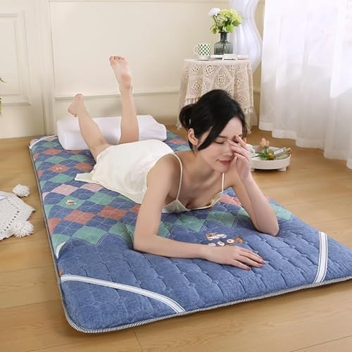 LXBche Futon Matratze, Faltbare Matratze verdickte Tatami Schlafmatte tragbare hautfreundliche Futon Matratze atmungsaktive Couch Matratze für Erwachsene Jungen Mädchen Schlafsaal Matratze (Color : 6 von LXBche