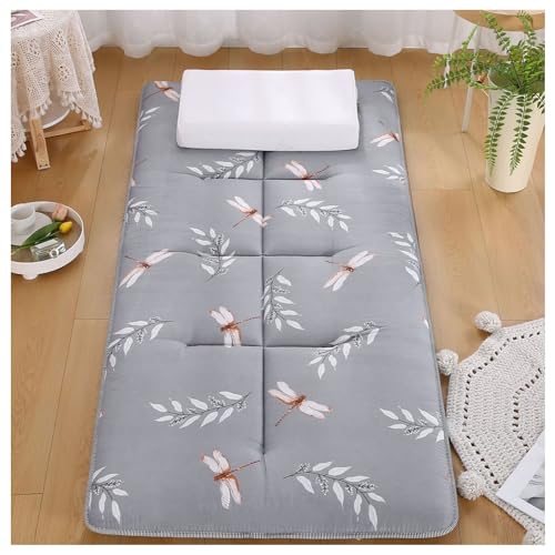 LXBche Futon Matratze, japanische Faltbare Matratze Thai Massagebett Matratzen tragbare aufrollbare Tatami Matratze leicht zu verstauen atmungsaktive Bodenmatratze für Couch Liege Gäste (Color : 3, von LXBche