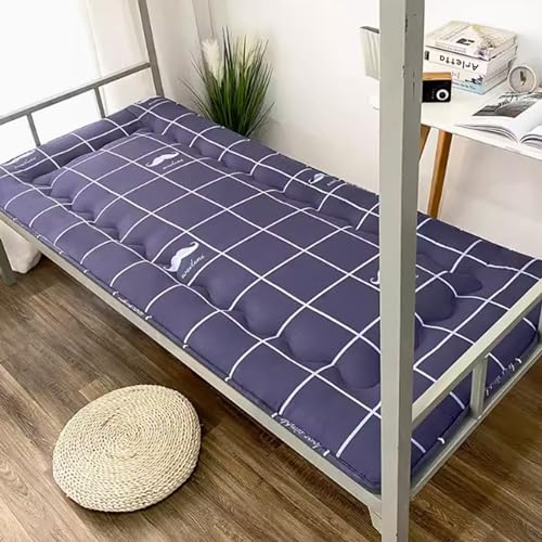 LXBche Japanische Boden Futon Matratze, Japanische Boden Matratze, Futon faltbare Matratze, Roll Up Matratze Tatami Matte, Atmungsaktive Boden Liege Gästebett für Camping Couch, Twin Full Queen(Color: von LXBche