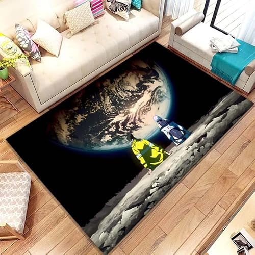LXFENG Cyberpunk Mädchen Muster Flanell Teppich Zukunft Motorrad Persönlichkeit Kunst Anime Sexy Mädchen Druck Teppich Home Dekoration Fußmatte F1773 120X180CM von LXFENG